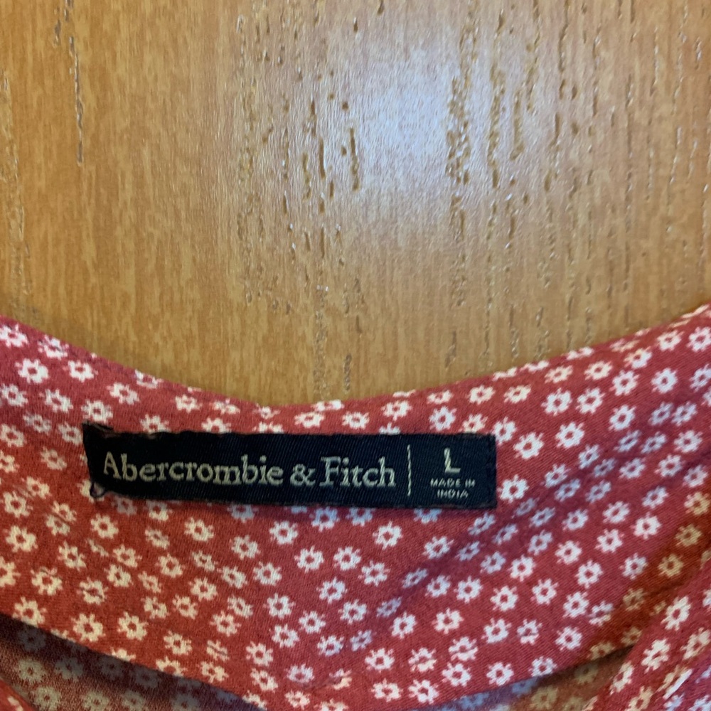 Pinkish/Red A&F midi shift dress